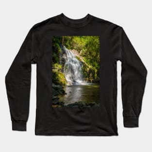 Beautiful waterfall in Cabreia Portugal Long Sleeve T-Shirt